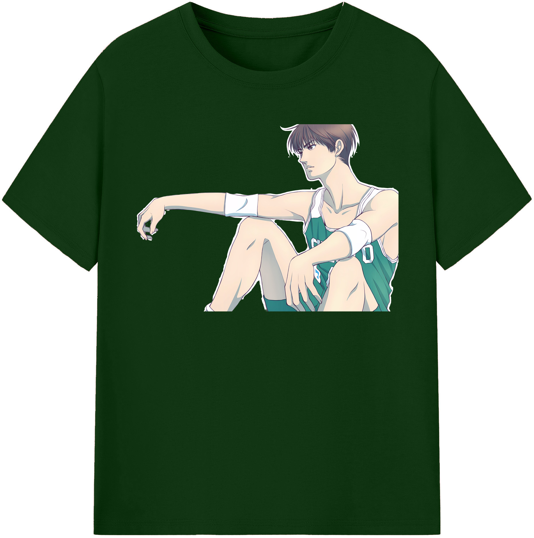 SLAM DUNK／スラムダンク 綿100％半袖Tシャツ（フロントプリント）